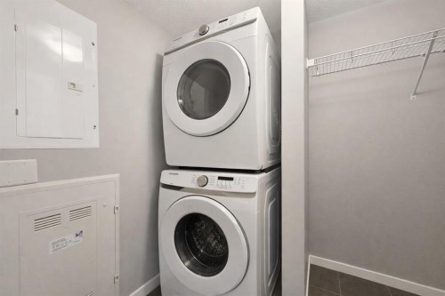109-4150 Seton Drive Se, Calgary, AB - Indoor Photo Showing Laundry Room