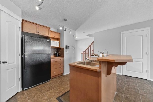 78 Cranberry Close Se, Calgary, AB - Indoor Photo Showing Kitchen With Double Sink