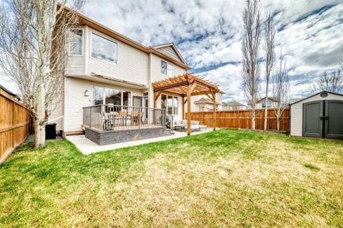 127 Cimarron Park Circle, Okotoks, AB - Outdoor With Deck Patio Veranda