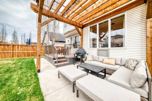 127 Cimarron Park Circle, Okotoks, AB - Outdoor With Deck Patio Veranda