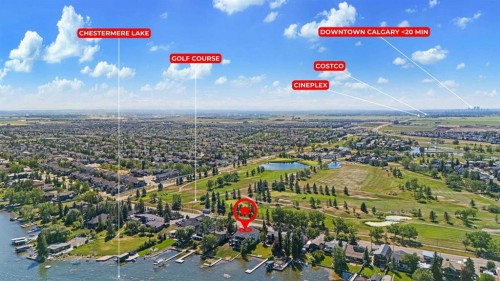 476 West Chestermere Drive, Chestermere, AB - Outdoor With View