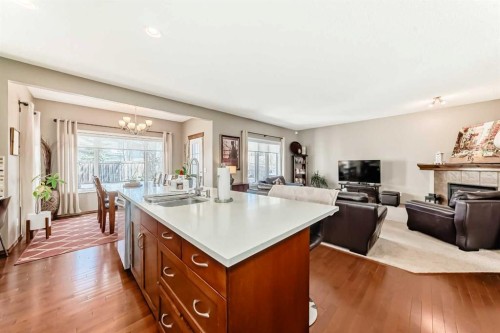182 Chapalina Close Se, Calgary, AB - Indoor With Fireplace