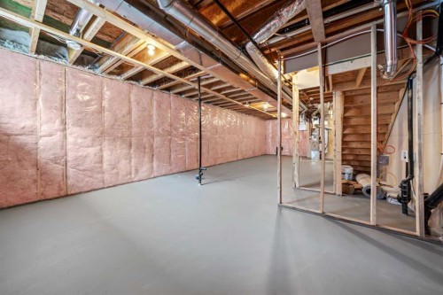 46 Versant View Sw, Calgary, AB - Indoor Photo Showing Basement