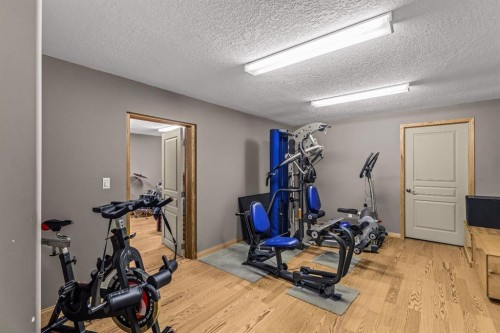 389 Eagle Heights, Canmore, AB - Indoor Photo Showing Gym Room