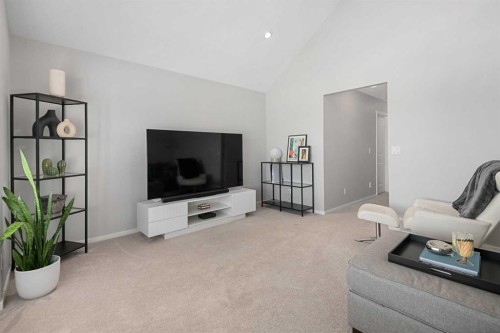 49 Tuscany Ridge Circle Nw, Calgary, AB - Indoor Photo Showing Living Room