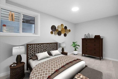 49 Tuscany Ridge Circle Nw, Calgary, AB - Indoor Photo Showing Bedroom