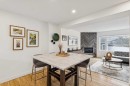 4412 Amiens Road Sw, Calgary, AB  - Indoor With Fireplace 