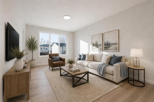 117 5 Avenue Se, High River, AB - Indoor Photo Showing Living Room