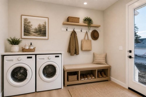 117 5 Avenue Se, High River, AB - Indoor Photo Showing Laundry Room