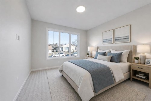 117 5 Avenue Se, High River, AB - Indoor Photo Showing Bedroom