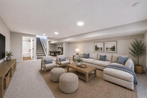 117 5 Avenue Se, High River, AB - Indoor Photo Showing Living Room