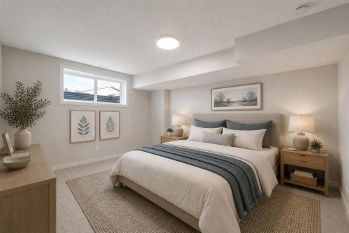 117 5 Avenue Se, High River, AB - Indoor Photo Showing Bedroom