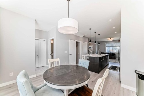 120 Chelsea Drive, Chestermere, AB - Indoor Photo Showing Dining Room