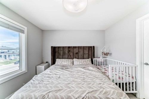 120 Chelsea Drive, Chestermere, AB - Indoor Photo Showing Bedroom