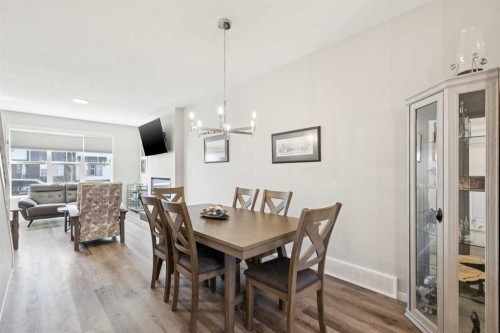 93 Wolf Gate, Okotoks, AB - Indoor Photo Showing Dining Room