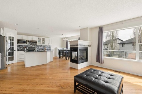 68 Cranfield Place Se, Calgary, AB - Indoor With Fireplace