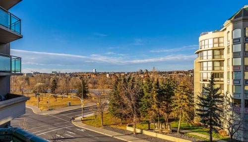 1004-1121 6 Avenue Sw, Calgary, AB - Outdoor With Balcony With View