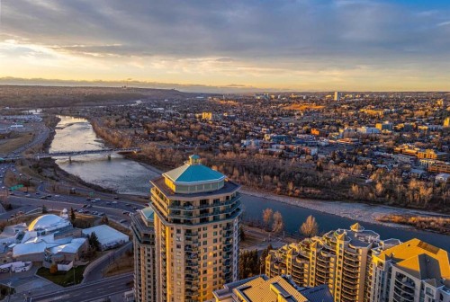 1004-1121 6 Avenue Sw, Calgary, AB - Outdoor With View