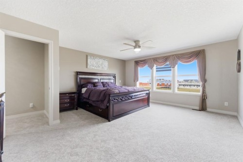 99 Marquis Cove Se, Calgary, AB - Indoor Photo Showing Bedroom