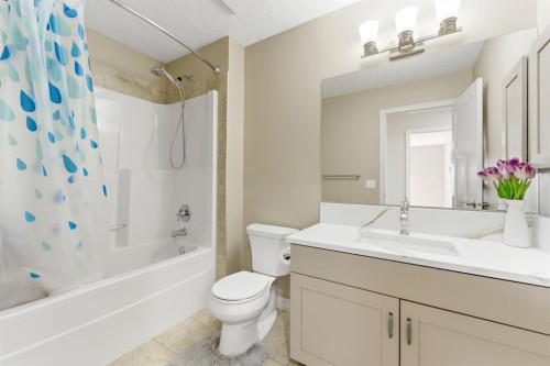 99 Marquis Cove Se, Calgary, AB - Indoor Photo Showing Bathroom