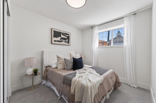 1607 Marlyn Way Ne, Calgary, AB - Indoor Photo Showing Bedroom