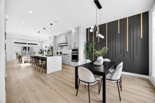 107 Hartford Road Nw, Calgary, AB - Indoor Photo Showing Dining Room