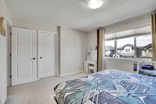 197 Skyview Springs Crescent Ne, Calgary, AB - Indoor Photo Showing Bedroom