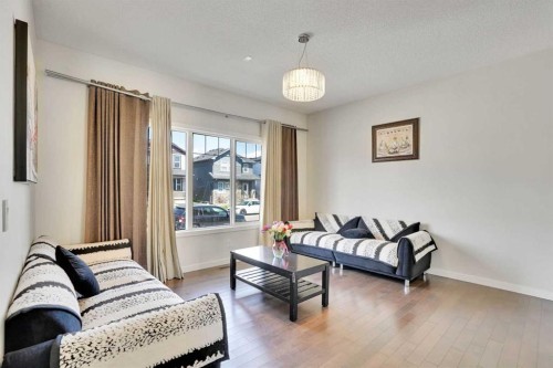 197 Skyview Springs Crescent Ne, Calgary, AB - Indoor Photo Showing Living Room