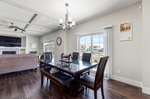 125 Kinniburgh Loop, Chestermere, AB - Indoor With Fireplace