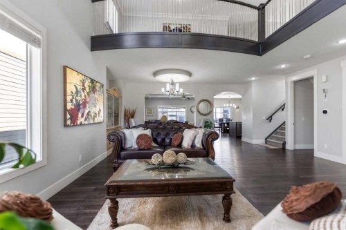 125 Kinniburgh Loop, Chestermere, AB - Indoor Photo Showing Living Room