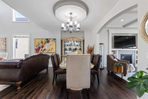 125 Kinniburgh Loop, Chestermere, AB - Indoor Photo Showing Dining Room