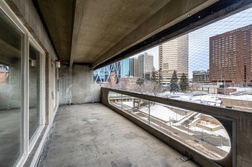 504-221 6 Avenue Se, Calgary, AB - Outdoor With Balcony With Exterior