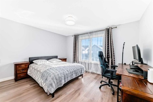 153 Chaparral Valley Mews, Calgary, AB - Indoor Photo Showing Bedroom