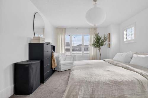 20 Carrington Circle Nw, Calgary, AB - Indoor Photo Showing Bedroom