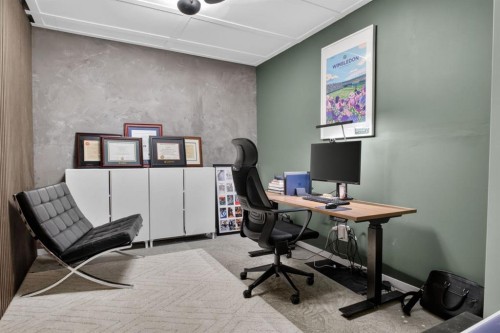 20 Carrington Circle Nw, Calgary, AB - Indoor Photo Showing Office