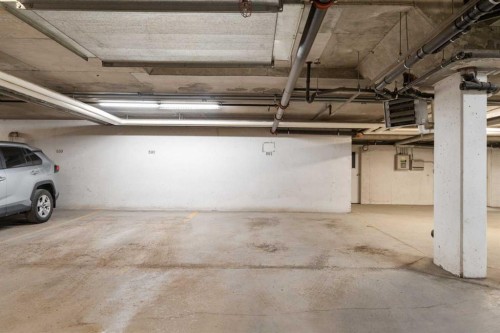 9-181 Rockyledge View Nw, Calgary, AB - Indoor Photo Showing Garage
