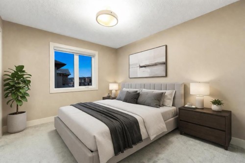 105 Carringvue Manor Nw, Calgary, AB - Indoor Photo Showing Bedroom