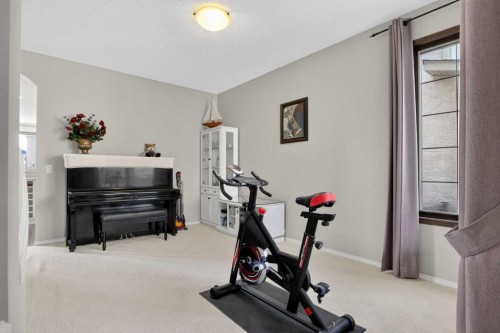 71 Springborough Green Sw, Calgary, AB - Indoor Photo Showing Gym Room