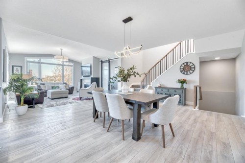 6 Legacy Woods Crescent Se, Calgary, AB - Indoor Photo Showing Dining Room