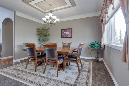 33550 Range Road 23, Rural Mountain View County, AB - Indoor Photo Showing Dining Room