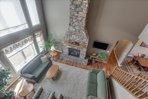 33550 Range Road 23, Rural Mountain View County, AB - Indoor With Fireplace