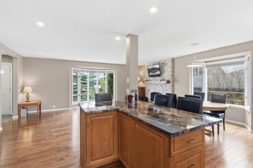 330 Silver Ridge Crescent Nw, Calgary, AB - Indoor With Fireplace
