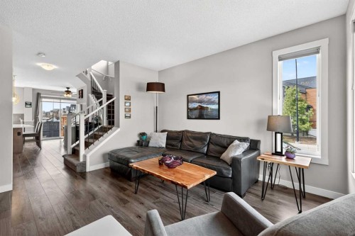 305 Seton Circle Se, Calgary, AB - Indoor Photo Showing Living Room