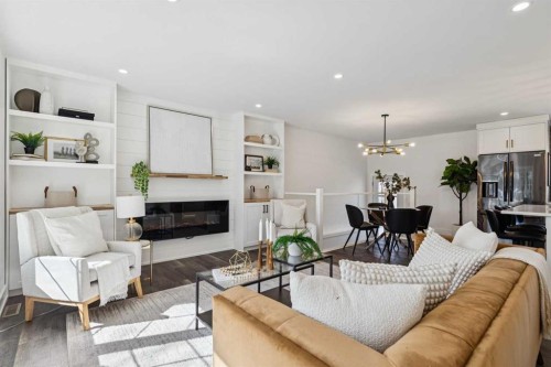 175 Havenhurst Crescent Sw, Calgary, AB - Indoor Photo Showing Living Room With Fireplace