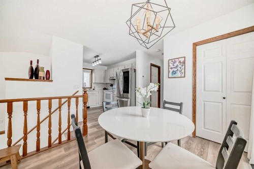 110 Erin Meadow Close Se, Calgary, AB - Indoor Photo Showing Dining Room