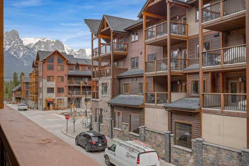 205A-1012 Spring Creek Drive, Canmore, AB - Outdoor With Balcony With Facade
