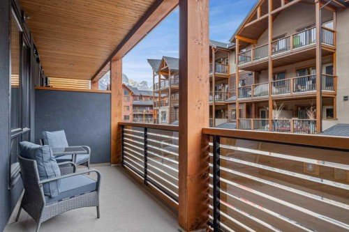205A-1012 Spring Creek Drive, Canmore, AB - Outdoor With Balcony With Exterior