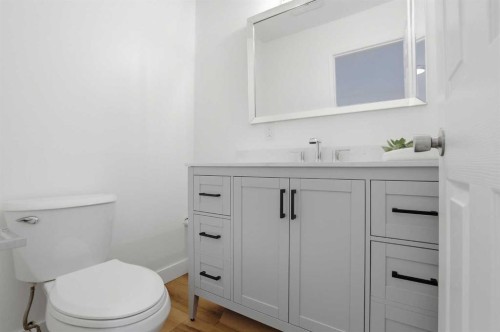 431 Queen Charlotte Drive Se, Calgary, AB - Indoor Photo Showing Bathroom
