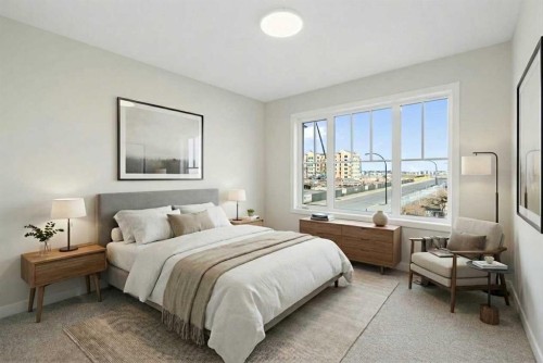1457 Rangeview Drive Se, Calgary, AB - Indoor Photo Showing Bedroom