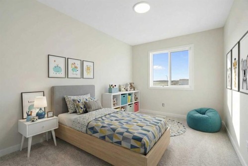 1457 Rangeview Drive Se, Calgary, AB - Indoor Photo Showing Bedroom